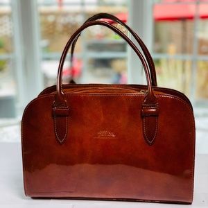 Longchamp patent leather bag